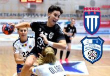 Handbalistele de la Minaur joacă miercuri, de la ora 17, cu Dacia Mioveni