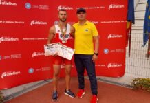 Andrei Poci s-a întors cu două medalii de la Campionatele naționale de atletism