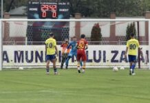 Emanuel Breban apără un penalty și Minaur pleacă neînvinsă de la Zalău